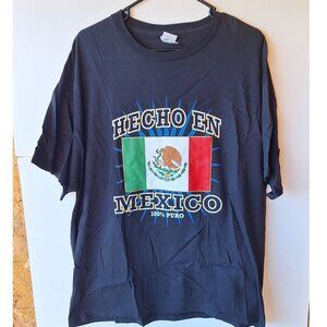 VINTAGE HECHO EN MEXICO - 100% PURO - BLACK - X-Large SIZE T SHIRT!